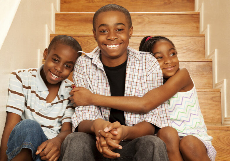 Brothers &amp; sister portrait.